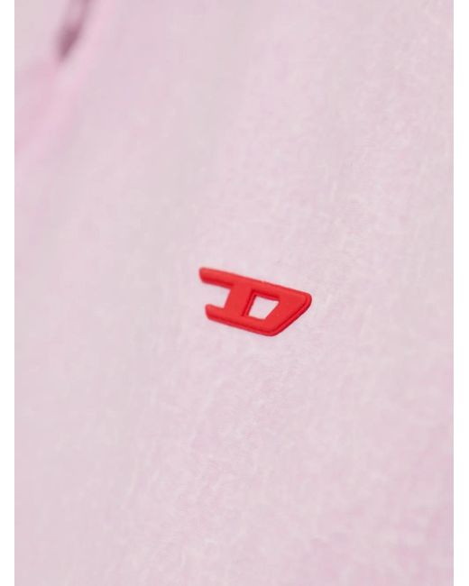 DIESEL Pink G-Leamer Zip-Up Jacket
