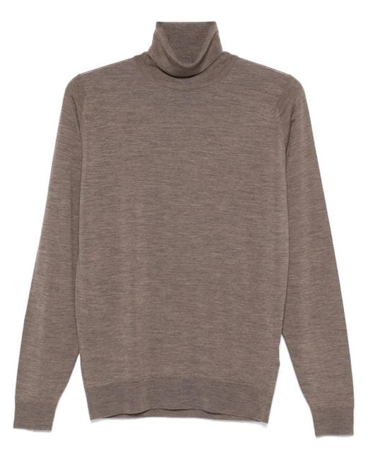 John Smedley Gray Cherwell Sweater for men