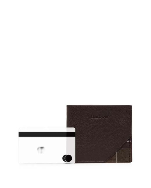 Barbour Brown Tabert Leather Wallet for men