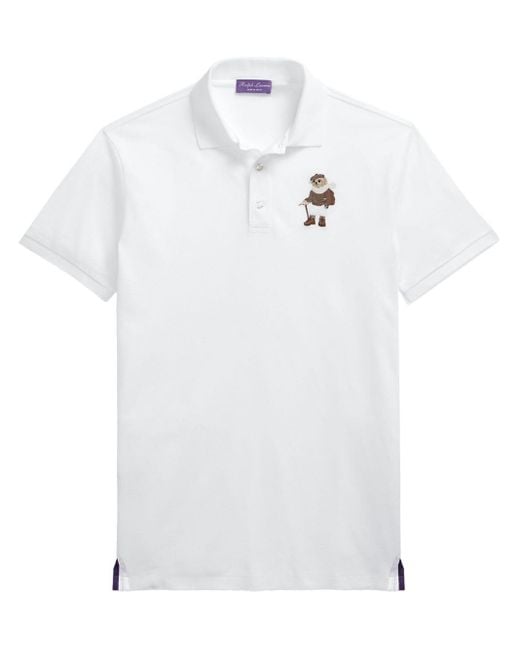 Mens white polo ralph lauren shirt online
