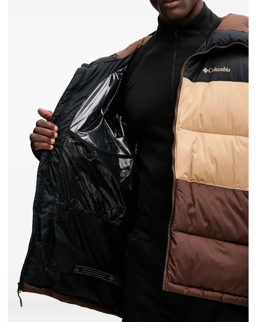 Columbia Black Hooded Padded Jacket for men