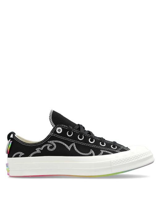 Converse Black Chuck 70 Pride Sneakers