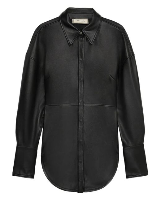 Blumarine Black Buttoned Shirt
