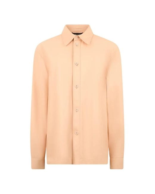 Fabiana Filippi Pink Buttoned Long-Sleeved Shirt