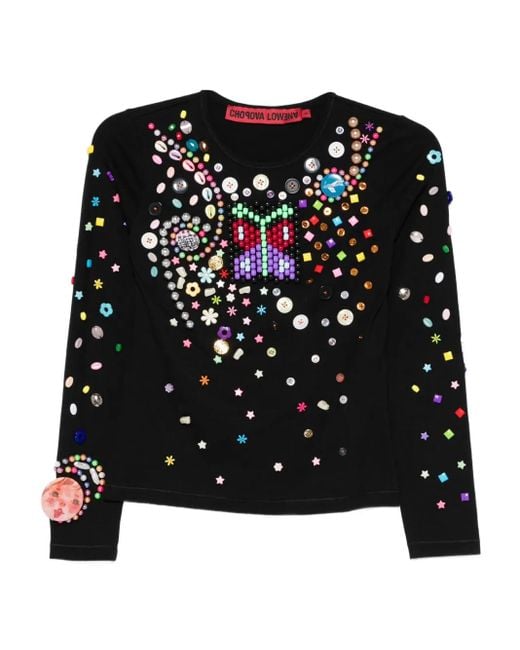 Pull Night Defunct Chopova Lowena en coloris Black