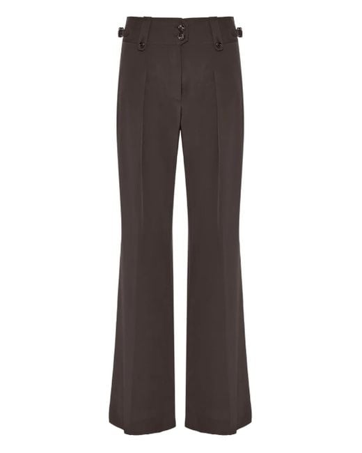 Tom Ford ボタン シルクパンツ Gray