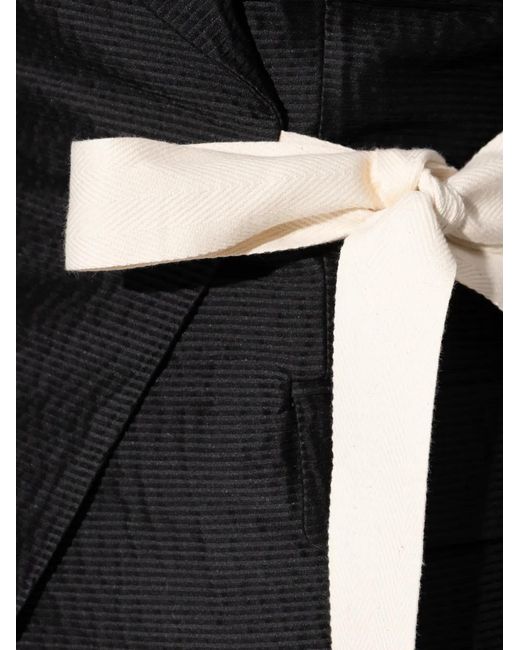 Lanvin Black Bow-Tie Blazer