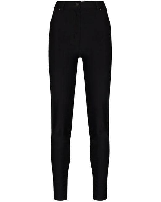 Tom Ford Black Glossy Skinny Jeans