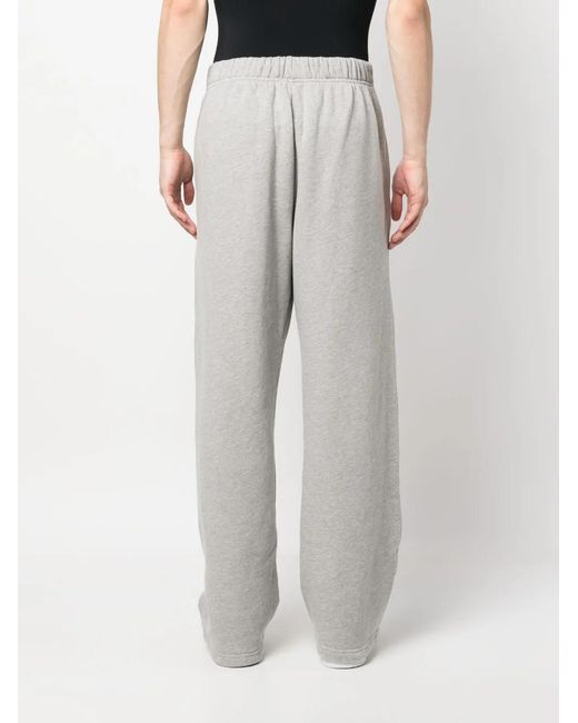 Les Tien Gray Drawstring-Fastening Waist Trousers for men