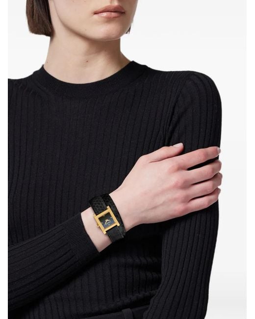 Versace Black Mosaic 22Mm Watch