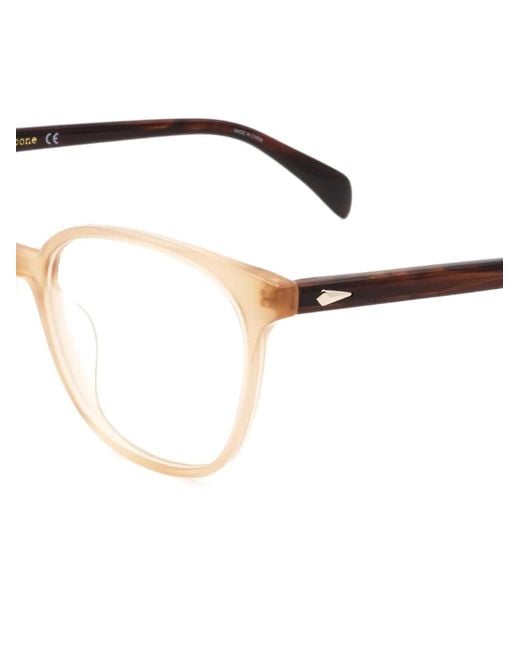 Rag & Bone Natural Square-Frame Glasses