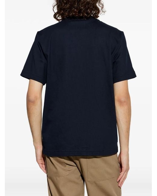 Burberry Blue Crewneck T-Shirt for men