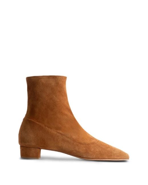 By Far Brown Este Stiefeletten Mit Eckiger Kappe