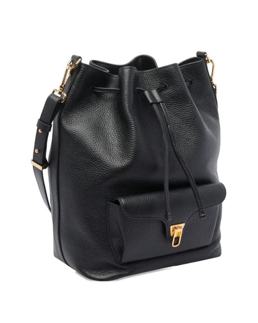 Coccinelle Black Beat Drawstring Backpack