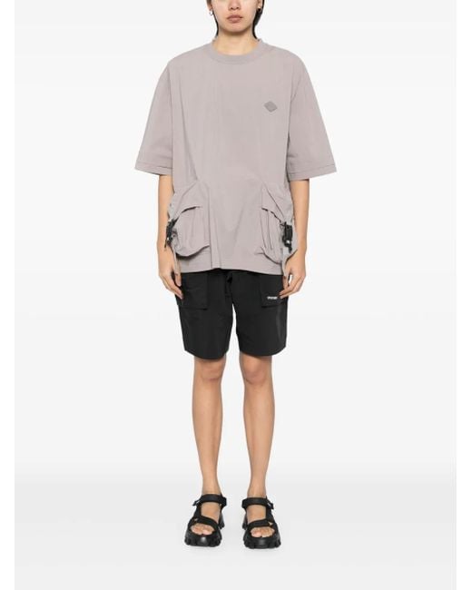 Spoonyard Black Solotex 3D Patch Pockets Shorts