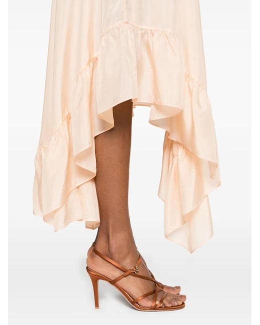 Philosophy Di Lorenzo Serafini シルクマキシドレス White