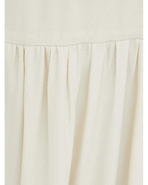 Lovechild White Tie-Straps Midi Day Dress