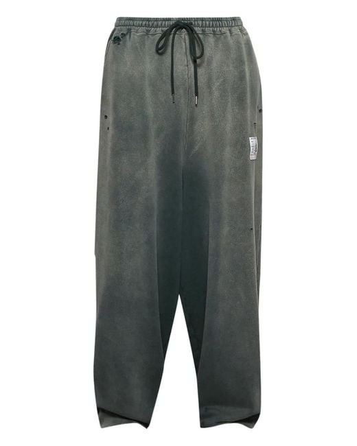 Maison Mihara Yasuhiro Gray Faded Track Pants for men