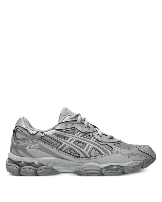 Asics Gray Gel-Nyc Lace-Up Sneakers for men