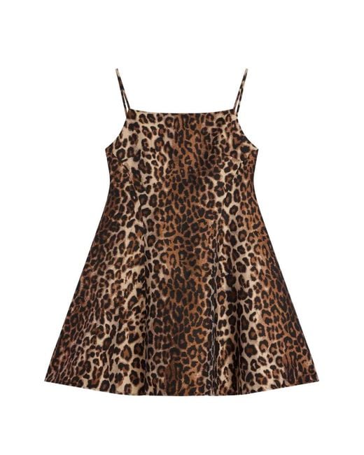 Givenchy Brown Sliced Mini Dress