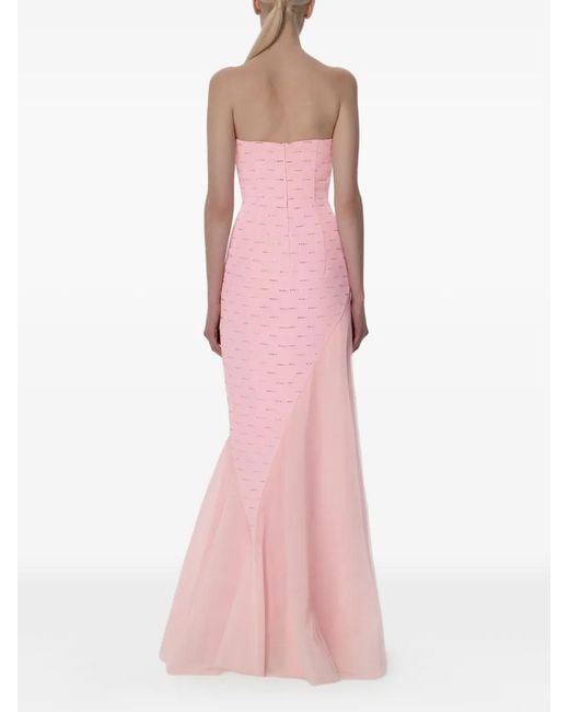 V:PM ATELIER Pink Linda Maxi Dress