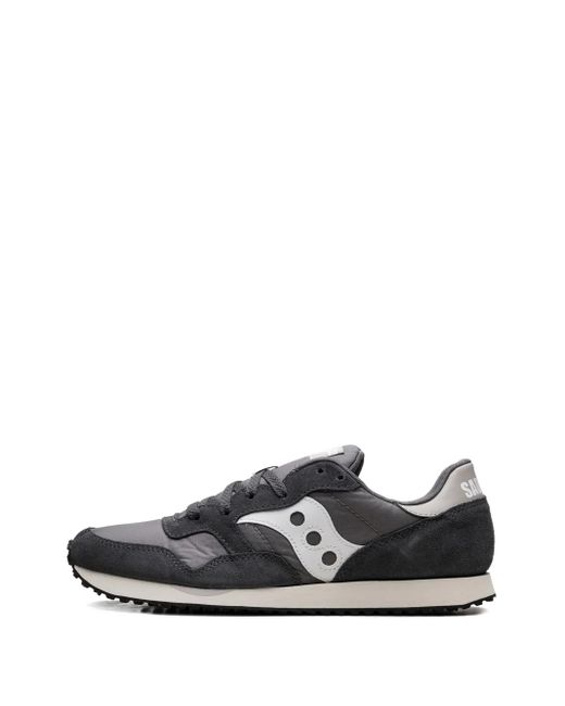 Saucony Black Logo-Detail Lace-Up Sneakers