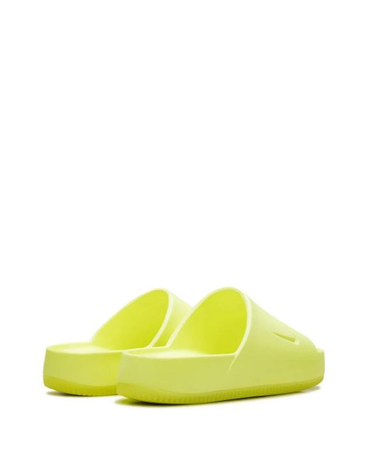 Nike Yellow Calm "Volt" Slides for men