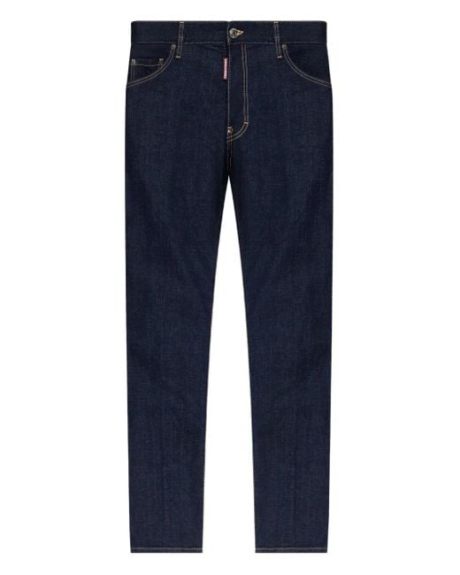 DSquared² Blue Dsquared Cotton Jeans for men