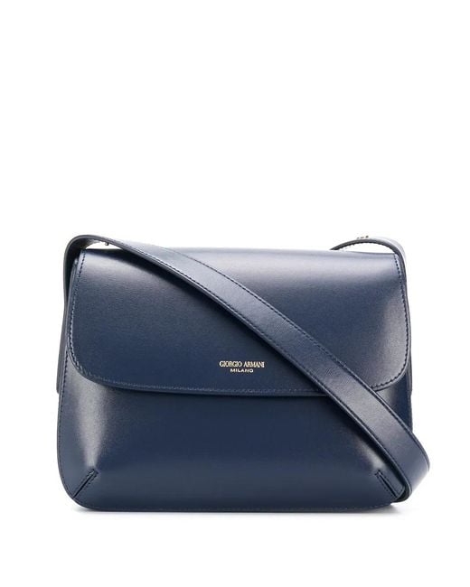 Giorgio Armani Blue La Prima Shoulder Bag