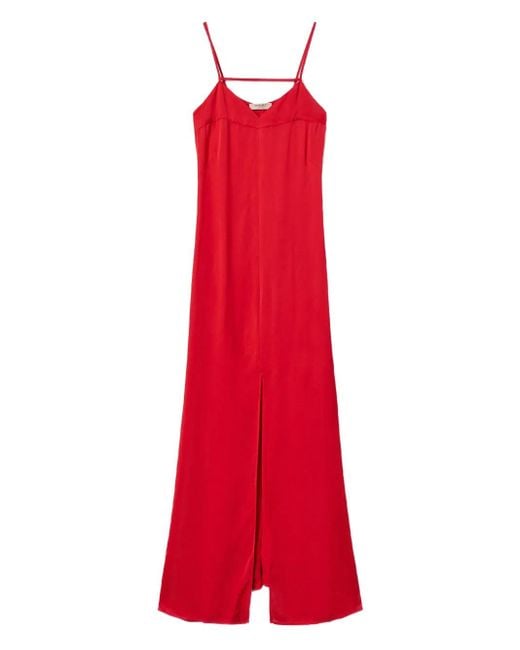 Twinset サテン スリップドレス Red