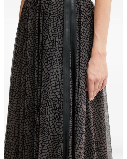 Joop! Black Fridi Belted Midi Skirt