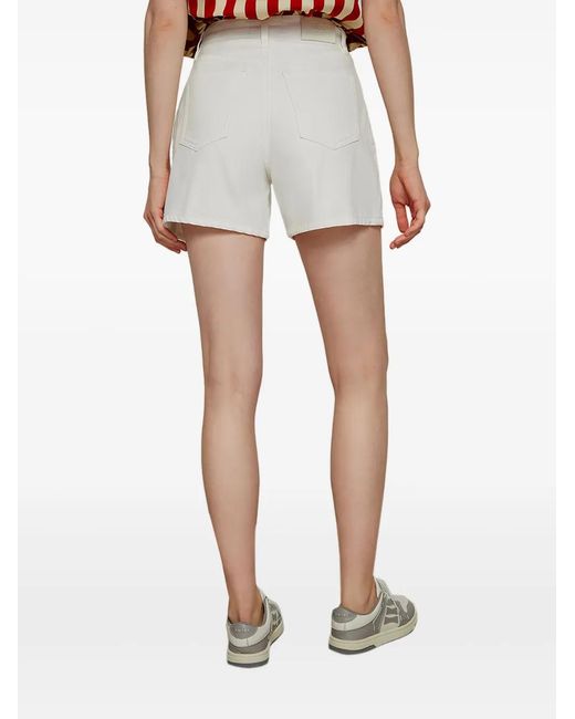 Hey Joanie White Pleated Fun Shorts