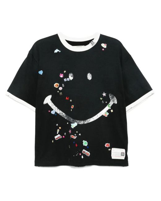 Maison Mihara Yasuhiro グラフィック Tシャツ Black