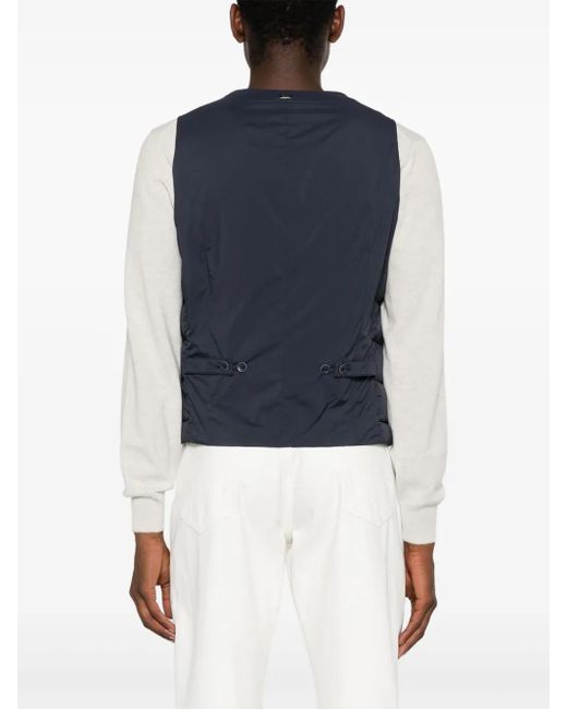 Herno Blue Il Panciotto Vest for men