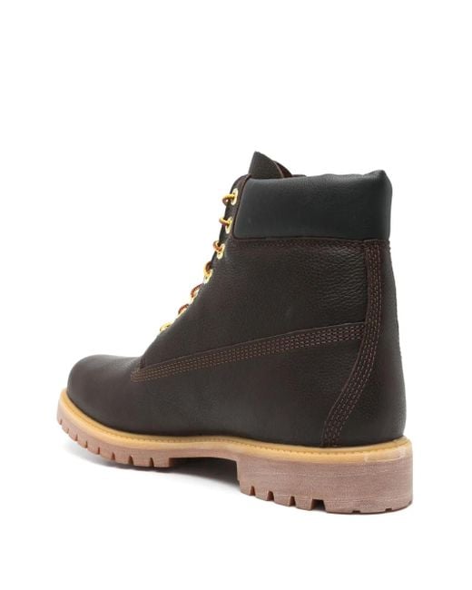 Timberland Brown Lace-Up Boots for men