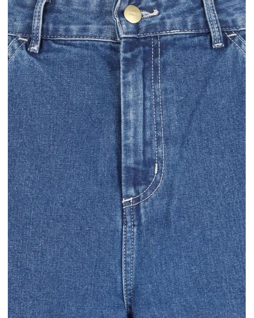 Vaqueros Con Parche Del Logo Carhartt de color Blue