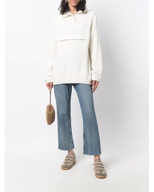 CORTE DI KEL White Oversized Cashmere Hoodie