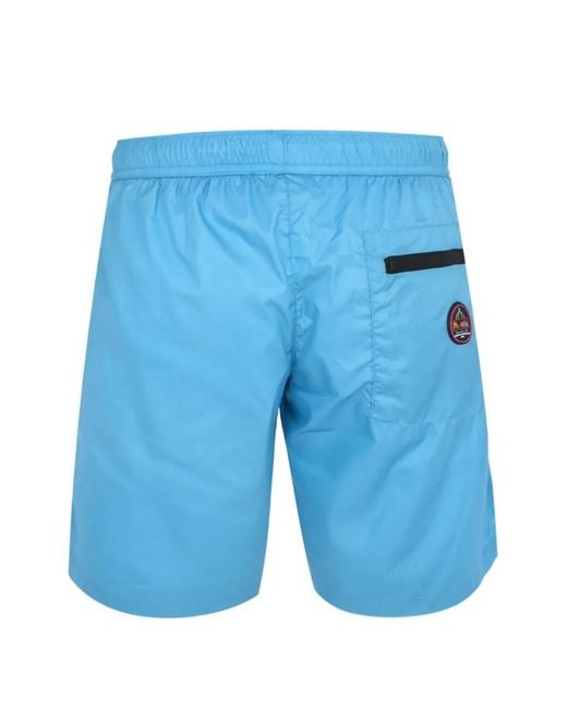 Mauna Kea Blue Solid Boardshorts for men