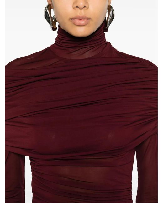 Mugler Red Dresses