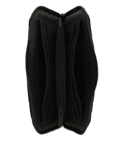 Issey Miyake Black Zip-Around Wallet for men