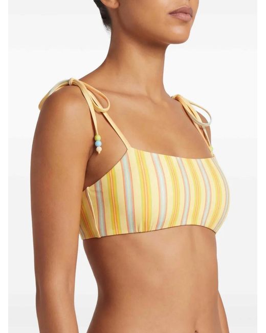 Seafolly Metallic Striped Bikini Top