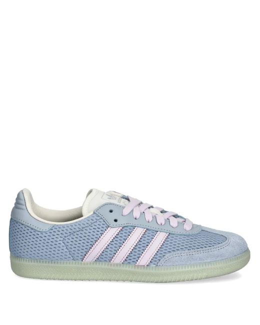 Adidas Blue Samba Sneakers