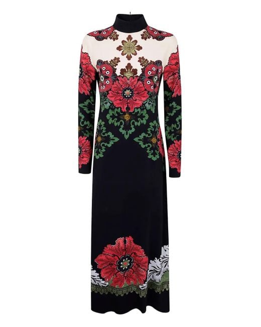 LaDoubleJ Jurk Met Bloemenprint in het Red
