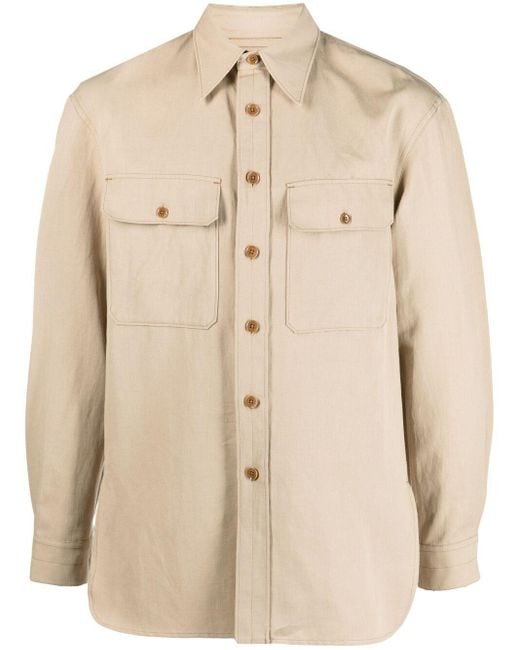 Lemaire Linen Shirts Beige in Natural 