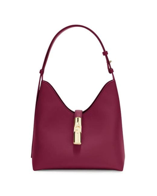 Furla Purple Goccia S Shoulder Bag