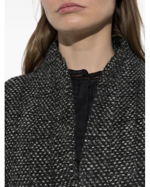 Isabel Marant Black Drogo Bouclé-Knit Jacket