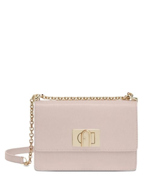 Furla Kleine Crossbodytas Met Kettinghengsel En Omslag in het Pink