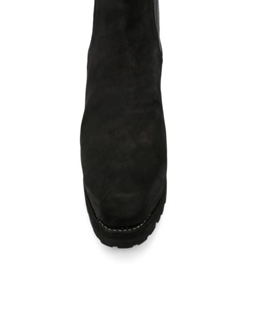 Guidi Black Chunky-Sole Chelsea Boots