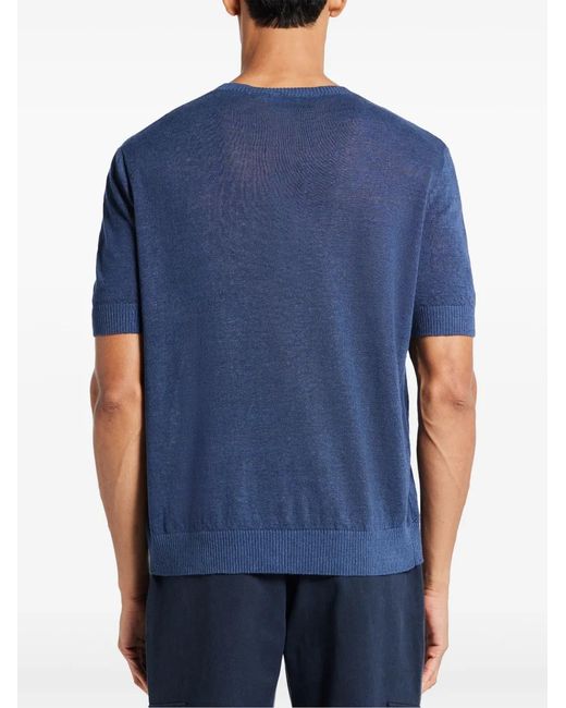 CHE Blue Knitted T-Shirt for men