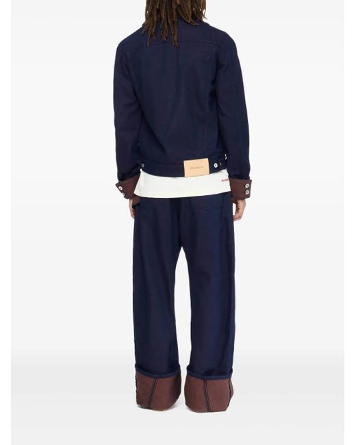 J.W. Anderson Blue Button-Fastening Denim Jacket for men